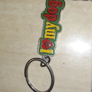 SWIBCO "I ❤ MY DOG KEYCHAIN CHARM NRMINT CONDITION